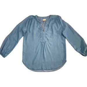 Loft denim top medium long sleeve.